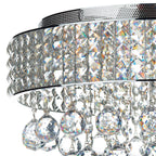 Matrix 5 Light Flush Polished Chrome<br>Crystal