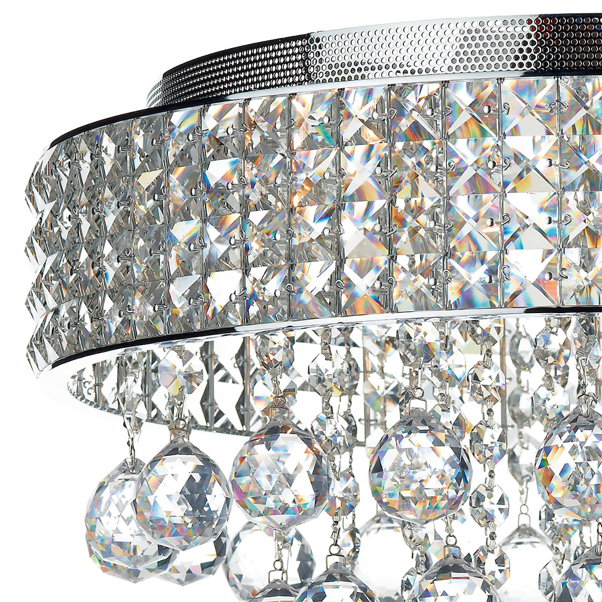 Matrix 5 Light Flush Polished Chrome<br>Crystal