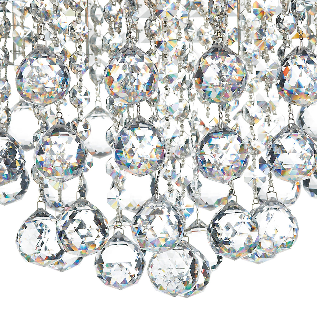 Matrix 5 Light Flush Polished Chrome<br>Crystal