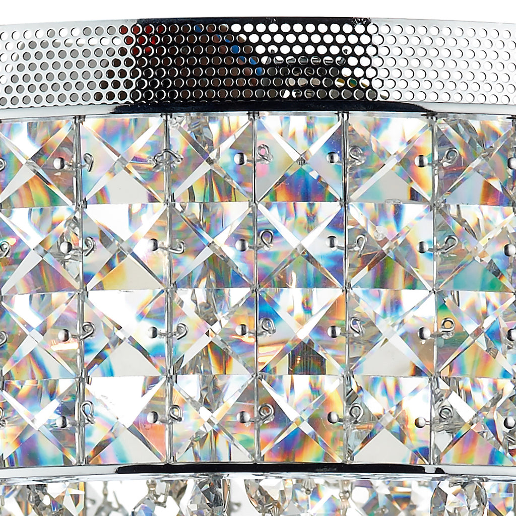 Matrix 5 Light Flush Polished Chrome<br>Crystal