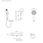 Aqualisa Midas 110 Bath & Shower Mixer - Chrome