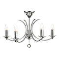 Medusa 5 Light Dual Mount Pendant K9 Crystal Polished Chrome<br>Polished Chrome
