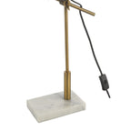 Mendal Task Lamp Bronze & Marble<br>Antique Bronze