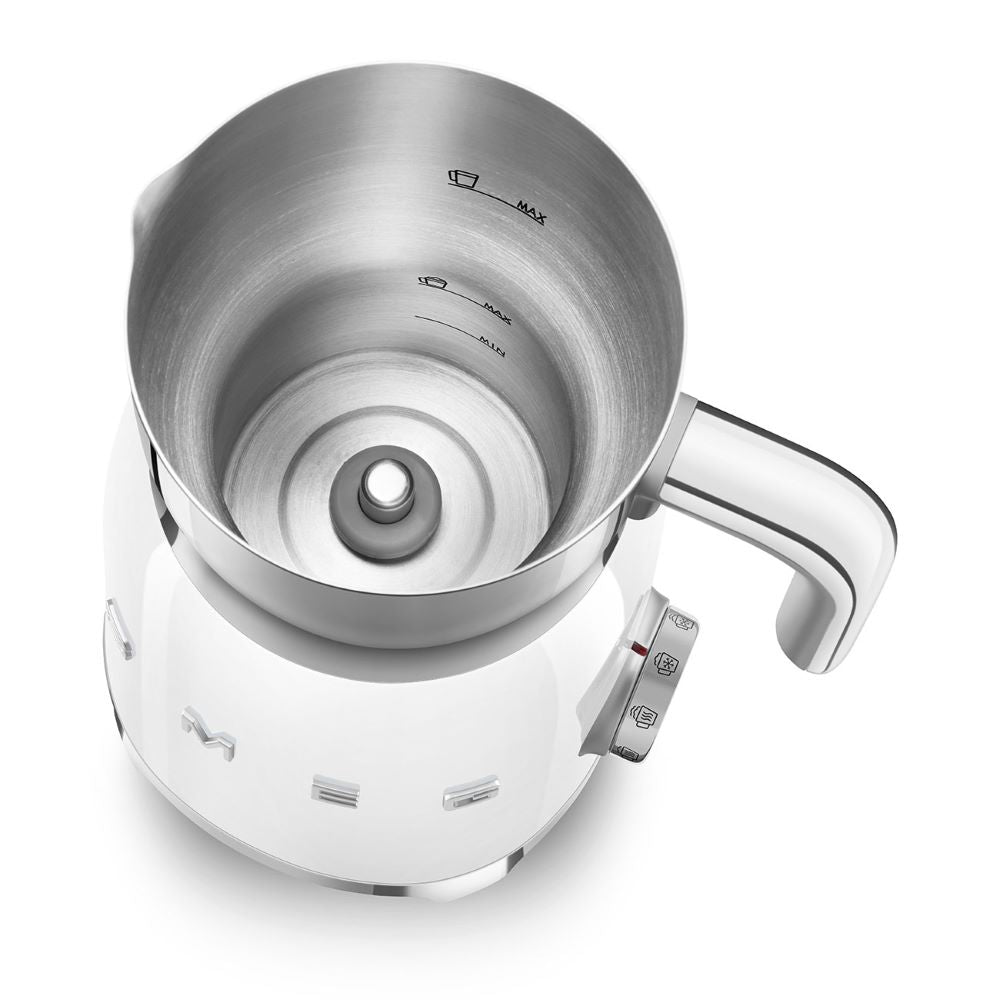 Smeg 50's Style Retro MFF11WHUK Milk Frother - White