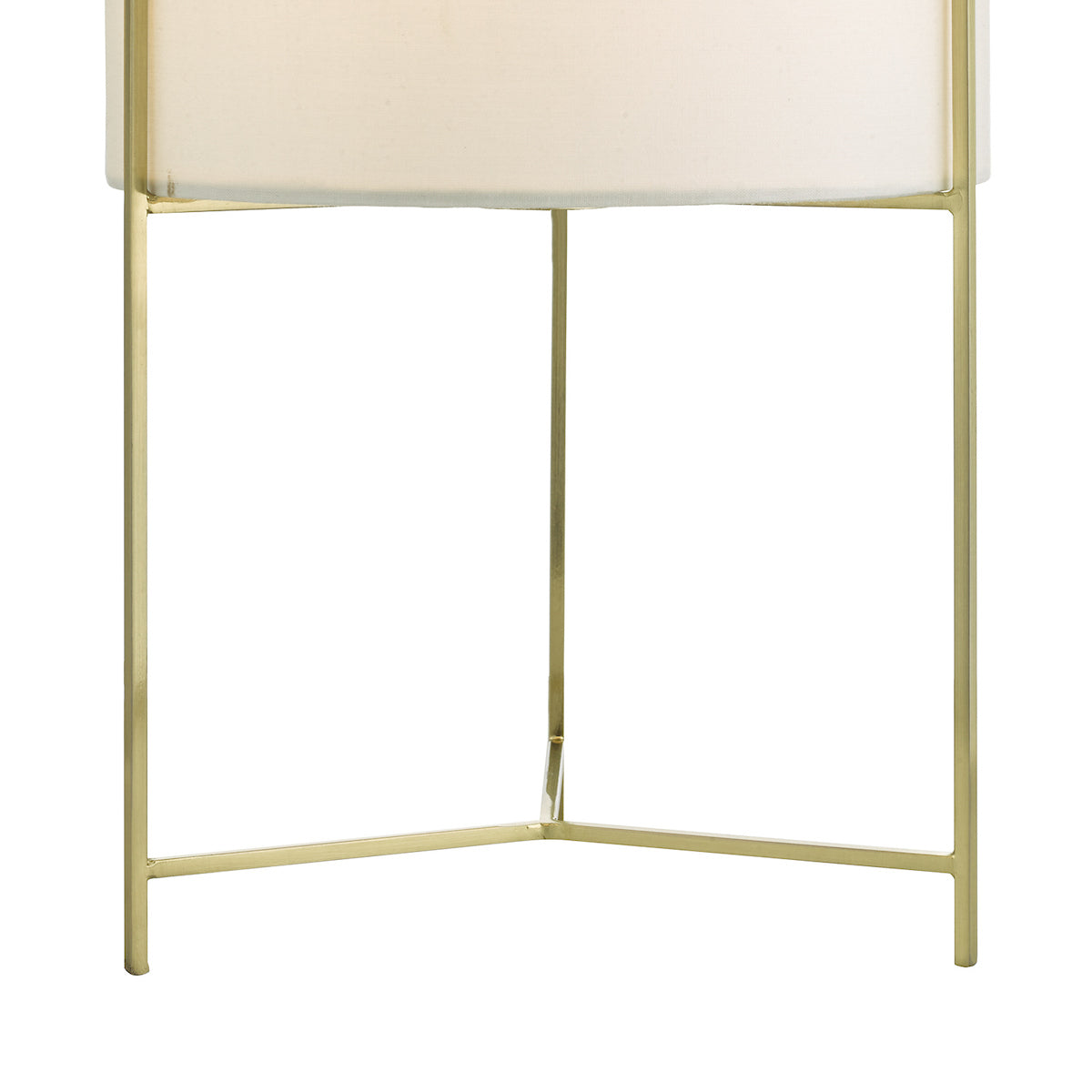 Michaela Table Lamp Satin Gold With Shade <br>Satin Gold