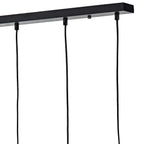 Midi Cage 5 Light Bar Pendant Matt Black Bright & Copper<br>Matt Black