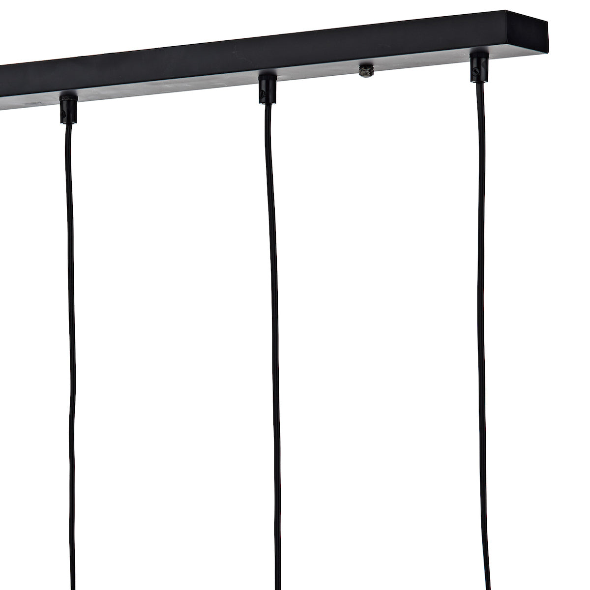 Midi Cage 5 Light Bar Pendant Matt Black Bright & Copper<br>Matt Black