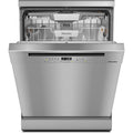 Miele G5811 SC Front Active Plus Freestanding Dishwasher-Clean Steel