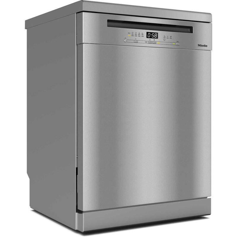 Miele G5811 SC Front Active Plus Freestanding Dishwasher-Clean Steel