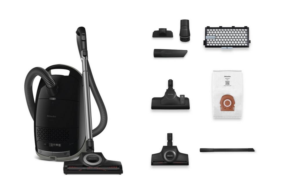 Miele Guard M1C&amp;DFlex Vacuum - Obsidian Black