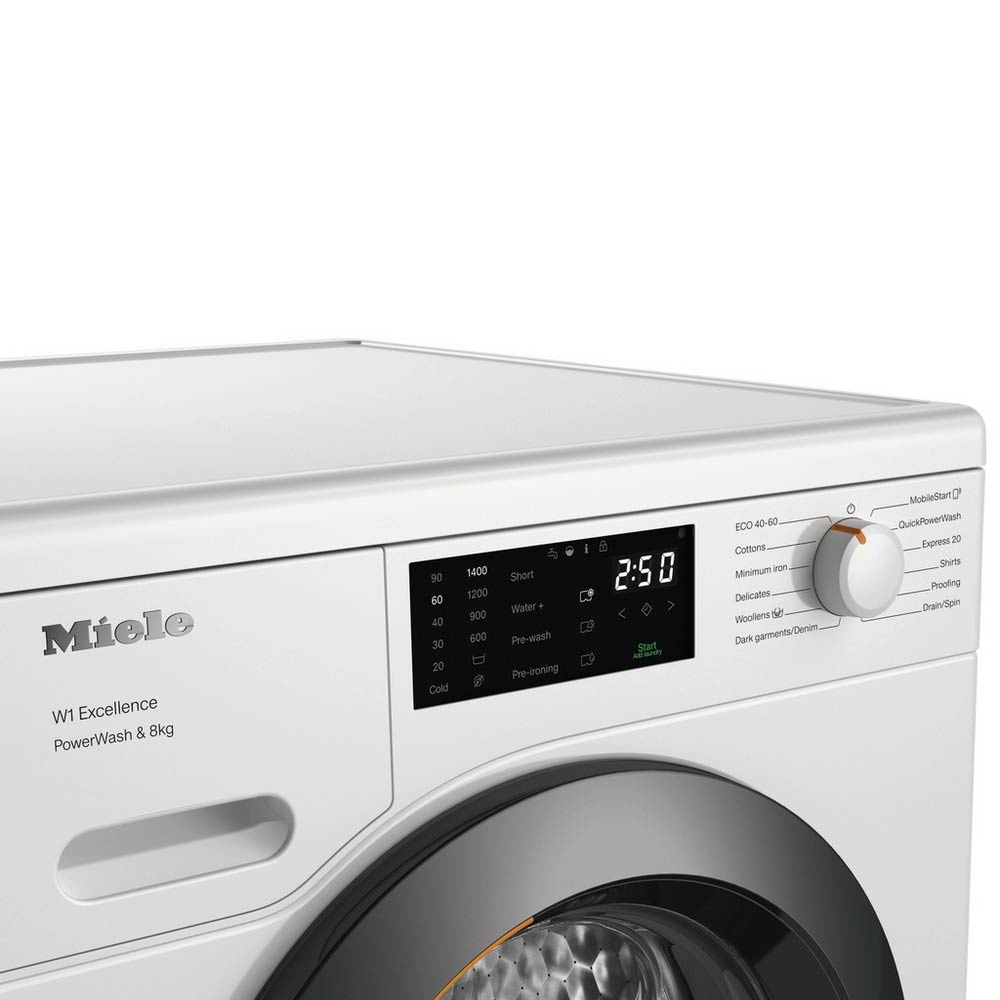 Miele WEB365 WCS 8kg 1400 Spin Washing Machine - Lotus White
