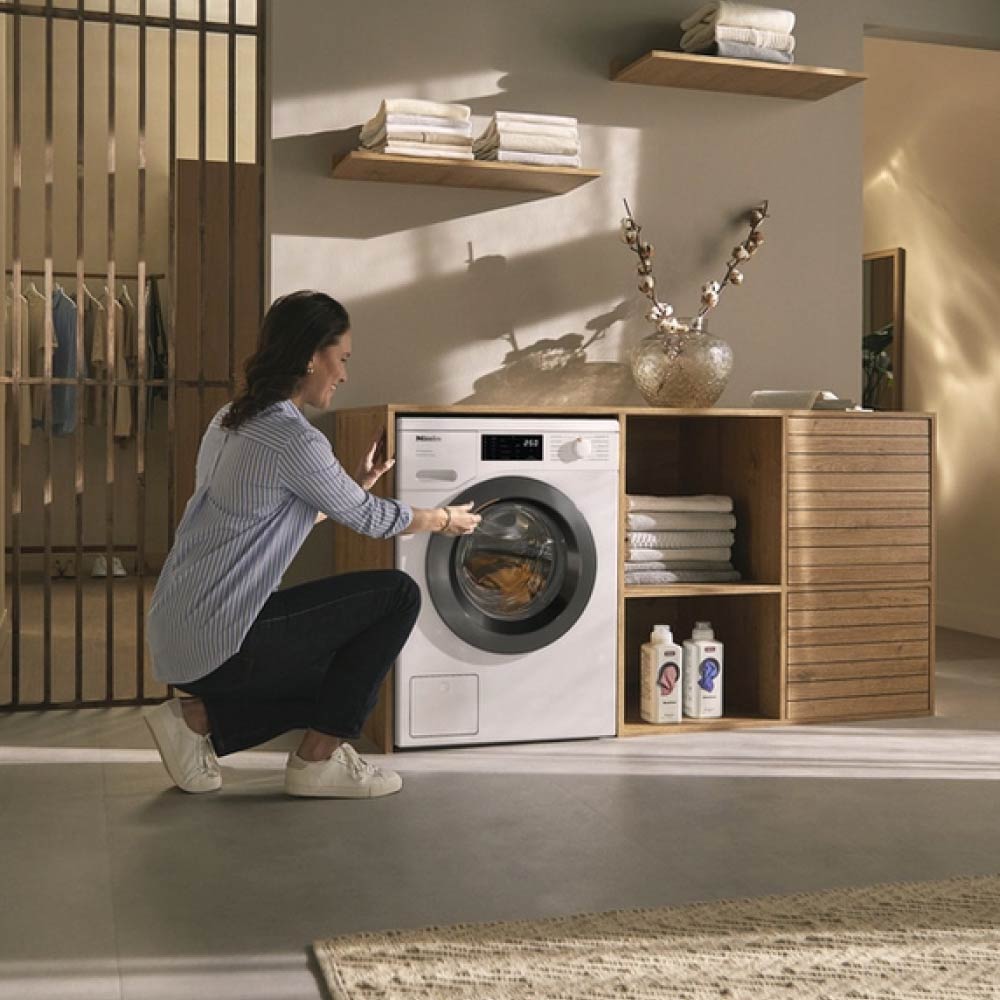 Miele WEB365 WCS 8kg 1400 Spin Washing Machine - Lotus White