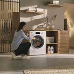 Miele WEB365 WCS 8kg 1400 Spin Washing Machine - Lotus White