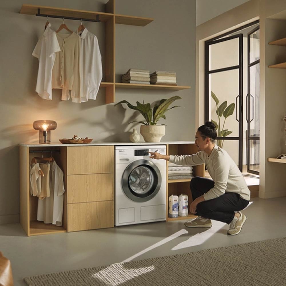 Miele WEG885 WCS 9kg 1400 Spin Washing Machine - Lotus White