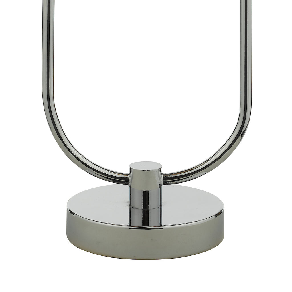 Mikara 2 Light Table Lamp Polished Chrome Planet Glass<br>Polished Chrome
