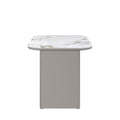 Milano Gloss White Ceramic Side Table