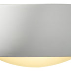 Milo Wall Light White Unglazed Ceramic Glass<br>White Ceramic