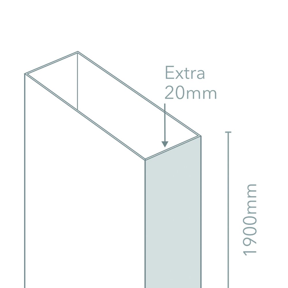 Merlyn IQ Extension Profile Side Panel 20