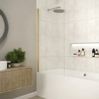 Merlyn Fixed Bath Screen 8mm Glass