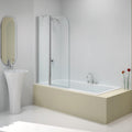 Merlyn Two Panel Folding Curved Bathscreen 1500x900mm