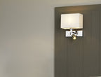 Modena Wall Light With LED In Polished Chrome (Bracket Only)<br>Polished Chrome