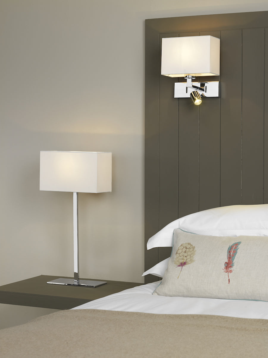 Modena Wall Light With LED In Polished Chrome (Bracket Only)<br>Polished Chrome