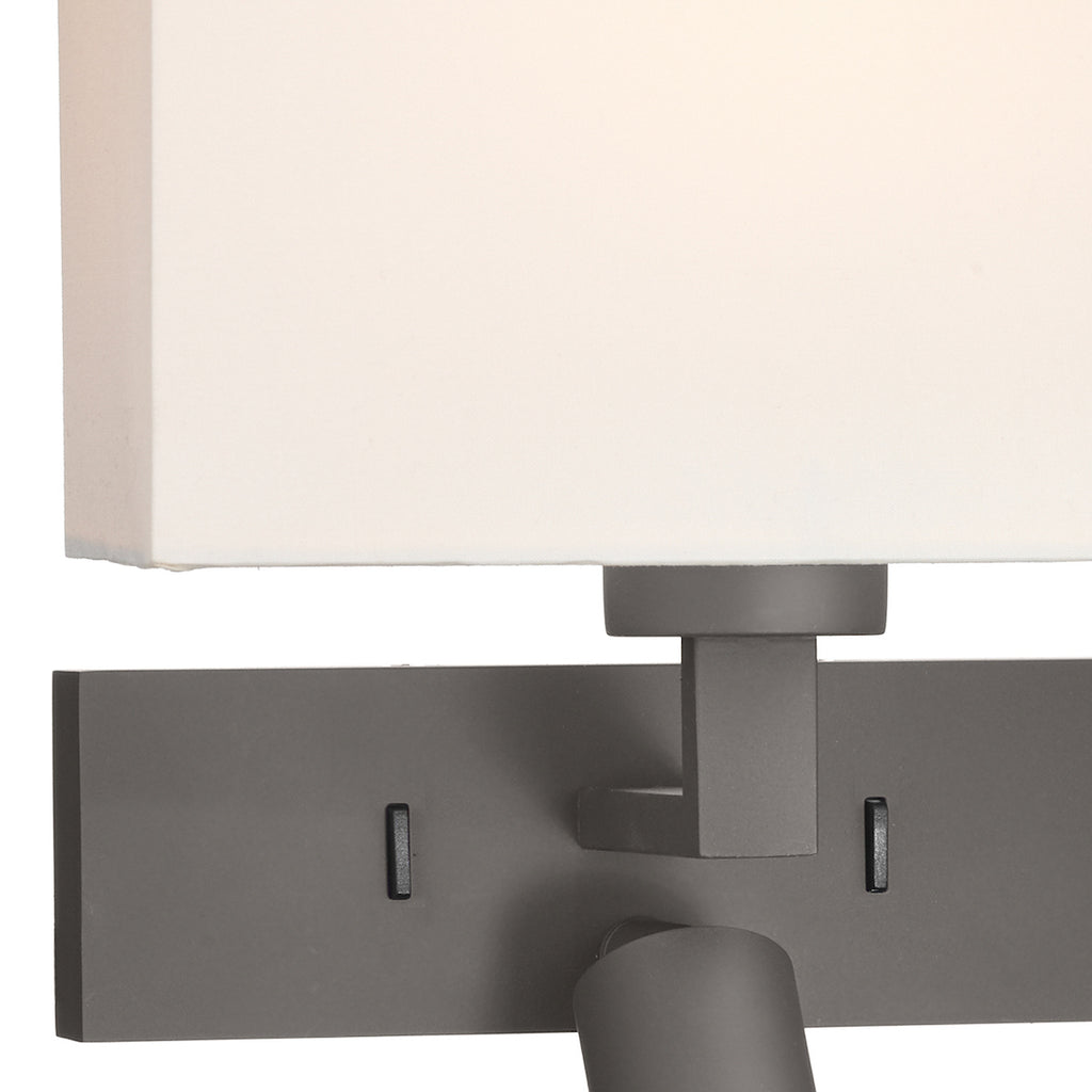 Modena Wall Light With LED In Bronze (Bracket Only)<br>Brushed Bronze