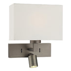 Modena Wall Light With LED In Bronze (Bracket Only)<br>Brushed Bronze
