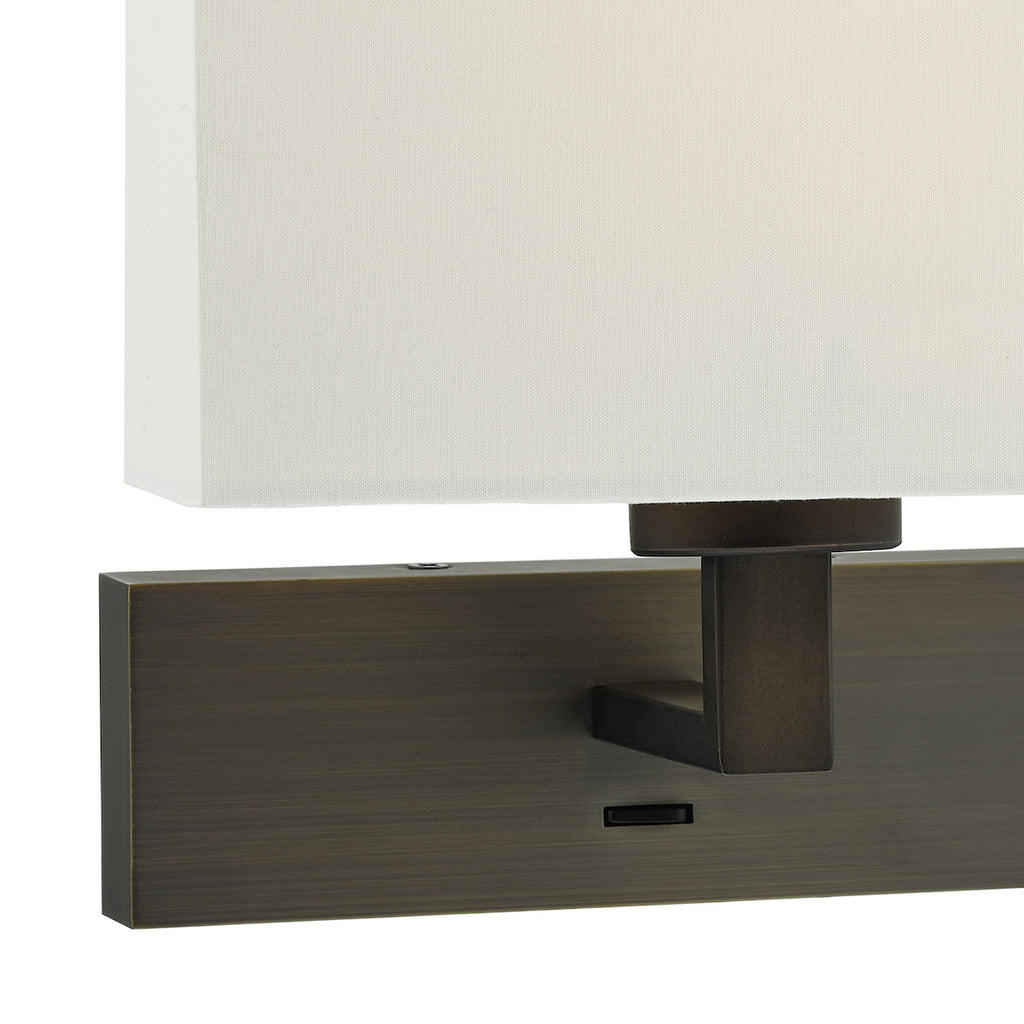 Modena Wall Light Bronze (Bracket Only)<br>Brushed Bronze