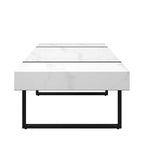 Montblanc White Marble Effect Coffee Table