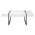 Montblanc White Marble Effect Coffee Table