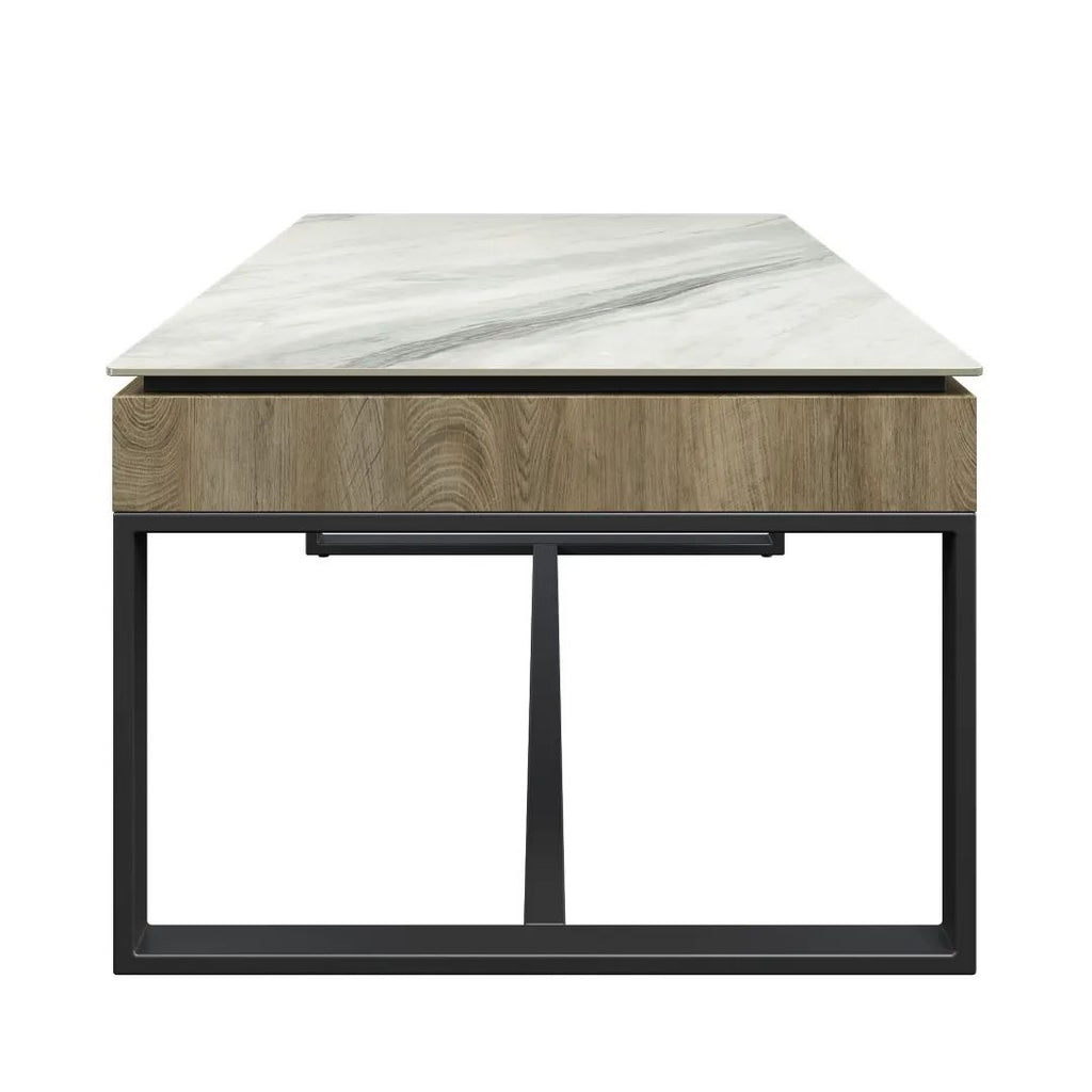 Monza White Ceramic Coffee Table