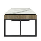 Monza White Ceramic Coffee Table