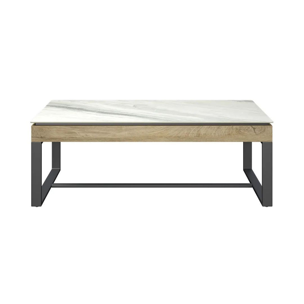 Monza White Ceramic Coffee Table