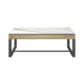 Monza White Ceramic Coffee Table