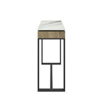 Monza White Ceramic Console Table