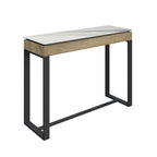 Monza White Ceramic Console Table