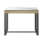 Monza White Ceramic Console Table