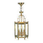 Moorgate Hexagonal Hall Lantern Dual Mount Polished Brass<br>Polished Brass