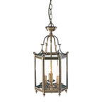 Moorgate Hexagonal Hall Lantern Dual Mount Antique Brass<br>Antique Brass