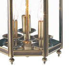 Moorgate Hexagonal Hall Lantern Dual Mount Antique Brass<br>Antique Brass