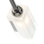Morgan 3 Light Semi Flush Black Chrome<br>Polished Black Chrome