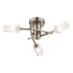 Morgan 3 Light Semi Flush Antique Brass<br>Antique Brass