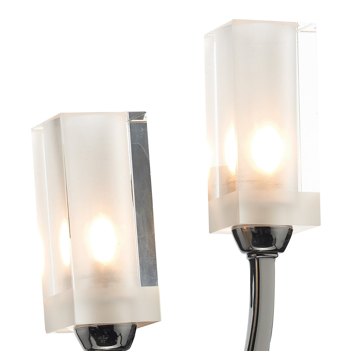 Morgan Double Wall Bracket Black Chrome<br>Polished Black Chrome