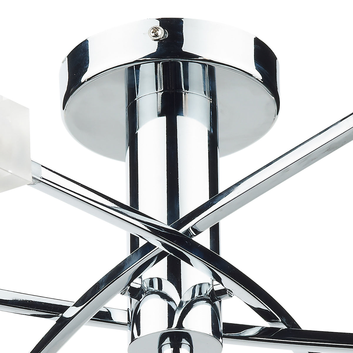 Morgan 6 Light Semi Flush Polished Chrome<br>Polished Chrome