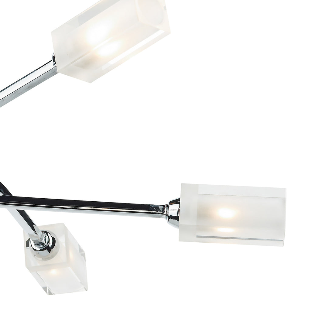 Morgan 6 Light Semi Flush Polished Chrome<br>Polished Chrome
