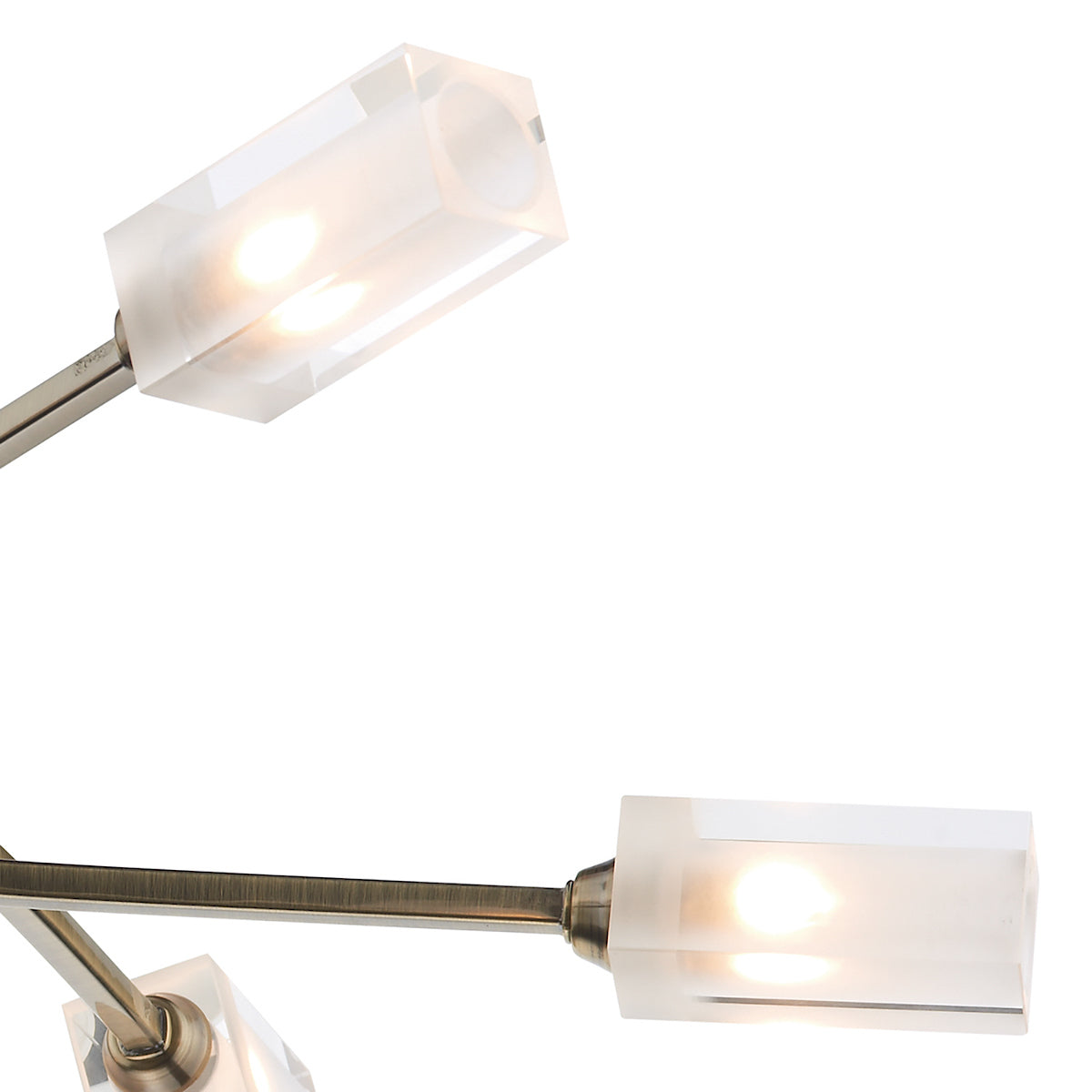 Morgan 6 Light Semi Flush Antique Brass<br>Antique Brass