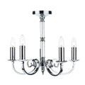 Murray 5 Light Dual Mount Pendant Polished Chrome<br>Polished Chrome