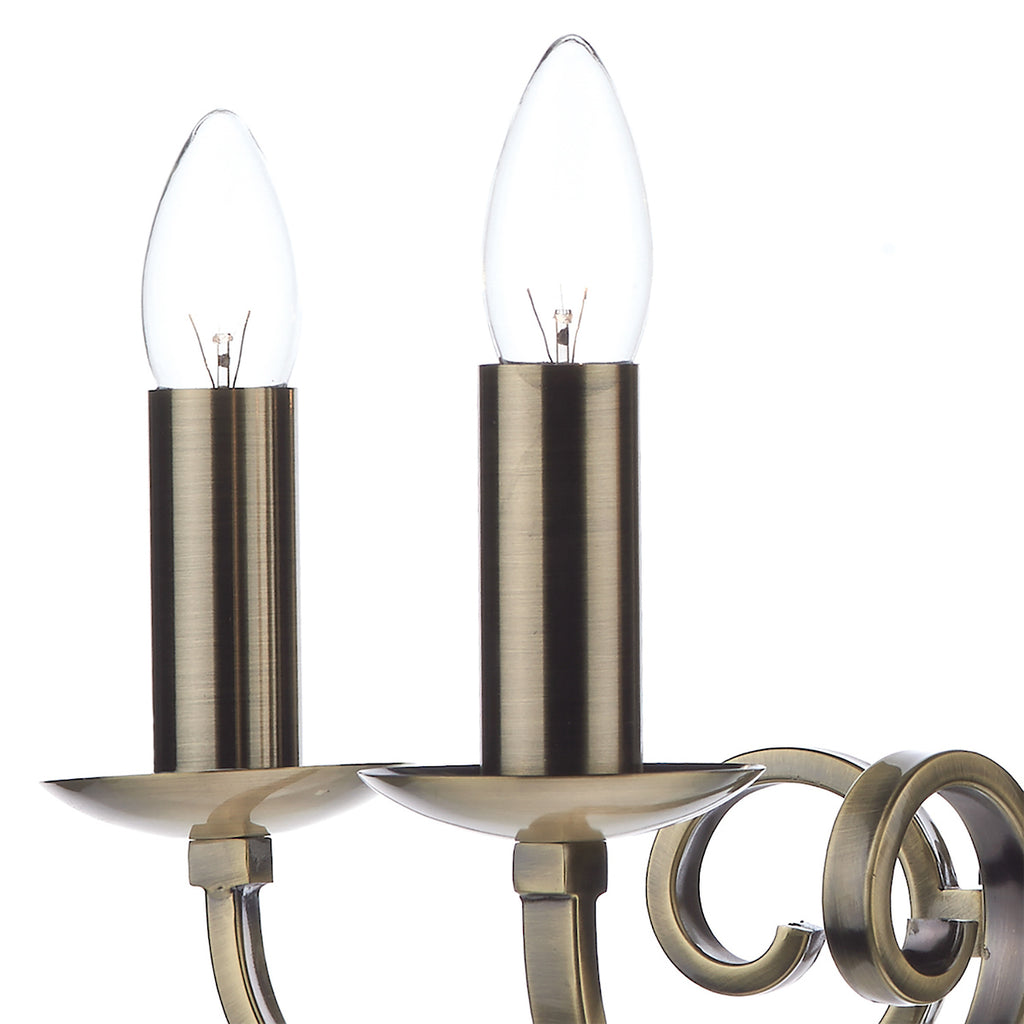 Murray 5 Light Dual Mount Pendant Antique Brass<br>Antique Brass