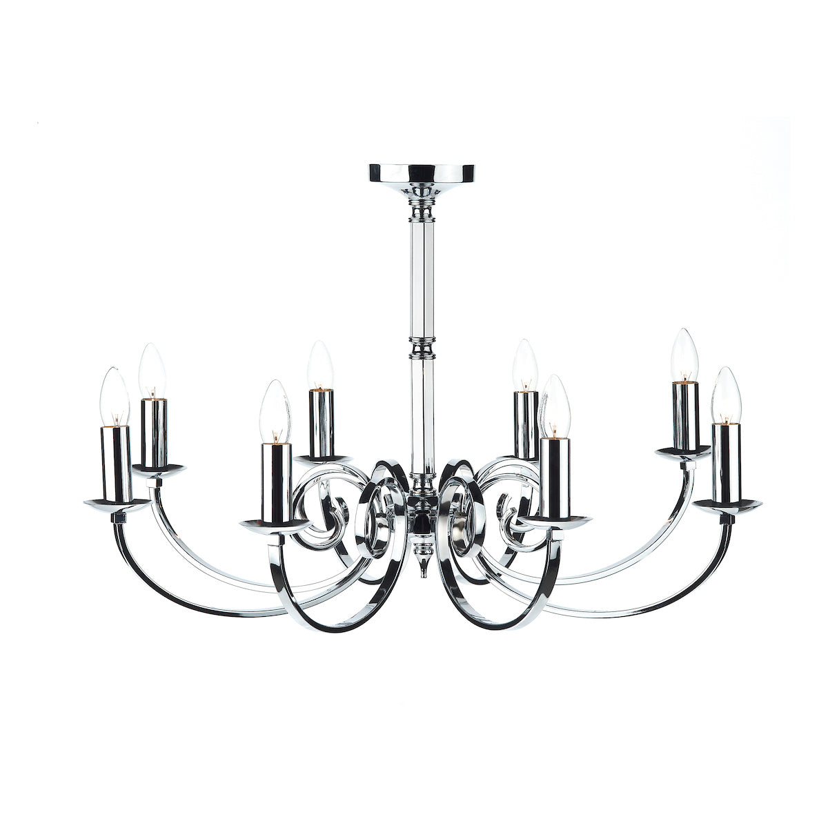 Murray 8 Light Dual Mount Pendant Polished Chrome<br>Polished Chrome